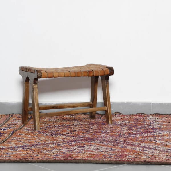 Vintage Zayan Rug 6.9x4.5 Ft – Handknotted Moroccan Wool - Image 5