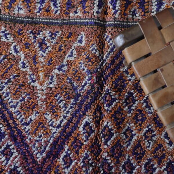Vintage Zayan Rug 6.9x4.5 Ft – Handknotted Moroccan Wool - Image 6