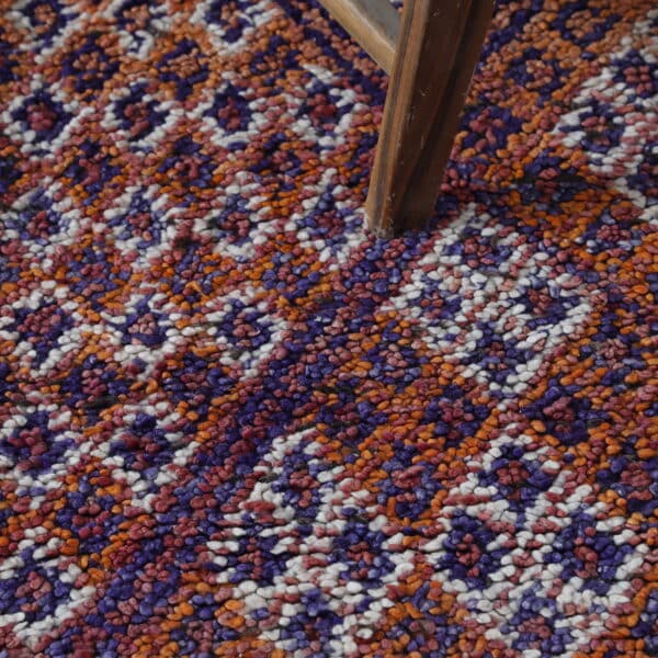 Vintage Zayan Rug 6.9x4.5 Ft – Handknotted Moroccan Wool - Image 7