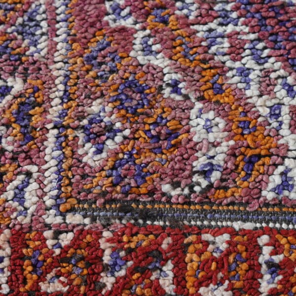 Vintage Zayan Rug 6.9x4.5 Ft – Handknotted Moroccan Wool - Image 8