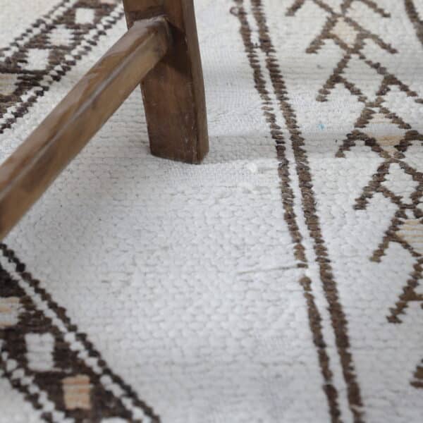 Vintage Marmoucha Rug 8.0x5.3 Ft – Handknotted Wool Art - Image 3