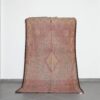 Old Bousbaa Carpet 9.0x5.4 Ft handknotted in Morocco with tribal Berber design