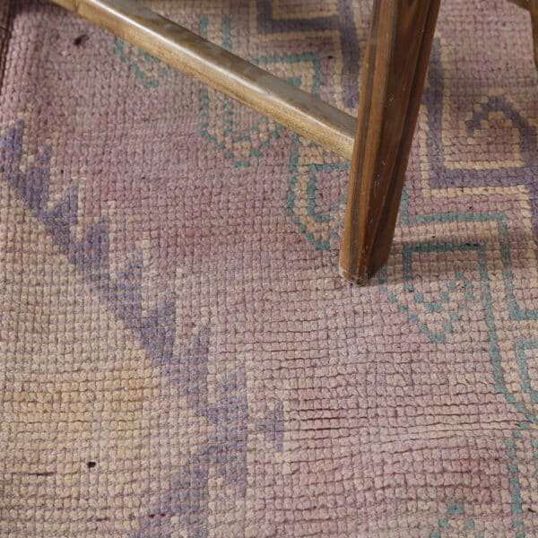 Old Bousbaa Carpet 9.0x5.4 Ft – Handknotted Moroccan Wool - Image 3