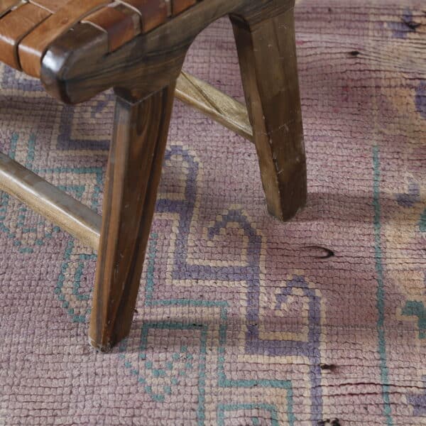 Old Bousbaa Carpet 9.0x5.4 Ft – Handknotted Moroccan Wool - Image 4