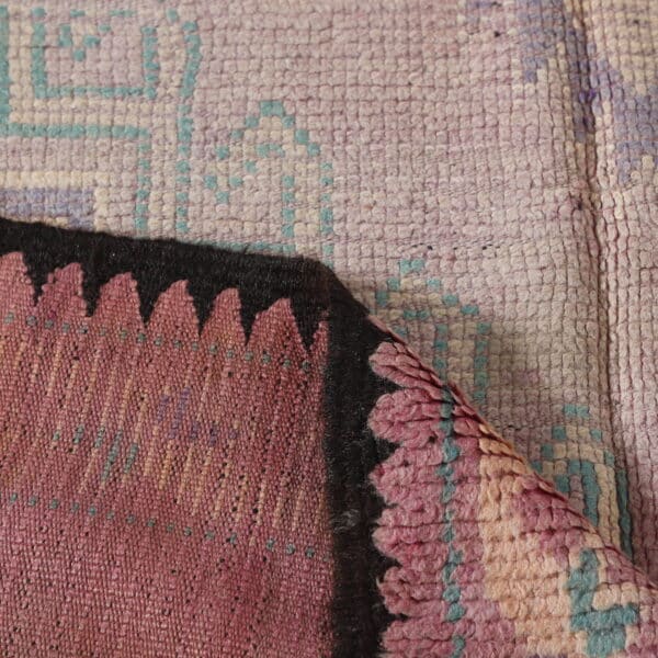 Old Bousbaa Carpet 9.0x5.4 Ft – Handknotted Moroccan Wool - Image 5