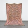 Vintage Zayan Rug 9.3x5.4 Ft handknotted in Morocco with Berber symbols