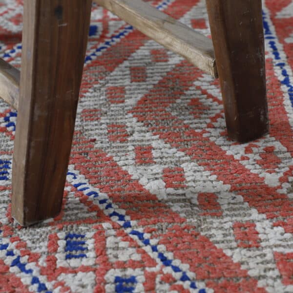 Vintage Zayan Rug 9.3x5.4 Ft – Handknotted Moroccan Wool - Image 4