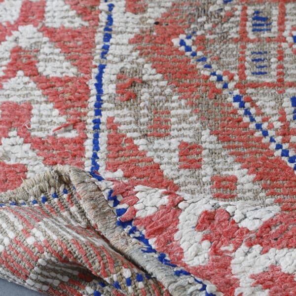 Vintage Zayan Rug 9.3x5.4 Ft – Handknotted Moroccan Wool - Image 3