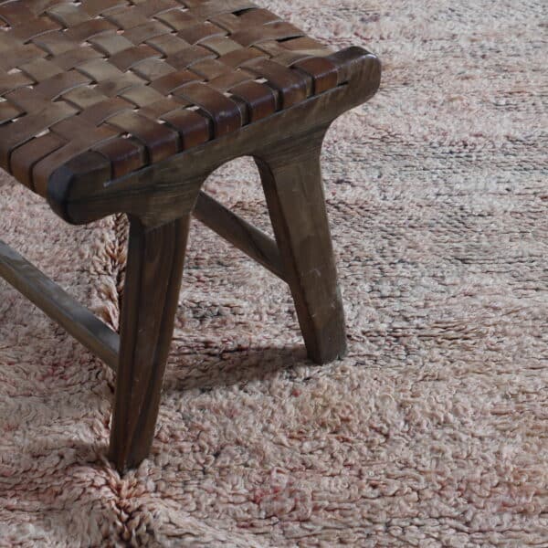 Vintage Sample Beni Mguild Rug 8.7x5.6 Ft – Handknotted Wool - Image 7
