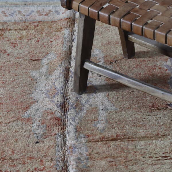 Faded Yellow Vintage Boujaad Rug 10.5x5.4 Ft – Handknotted - Image 3