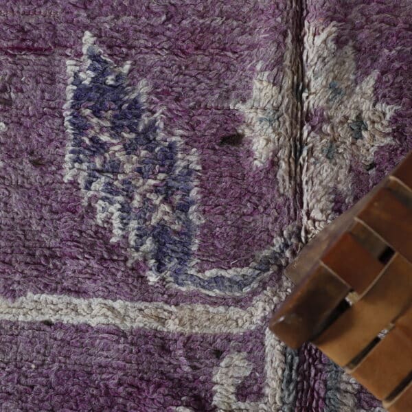 Oulad Bousbaa Vintage Rug 10.8x5.5 Ft – Handknotted Wool - Image 2