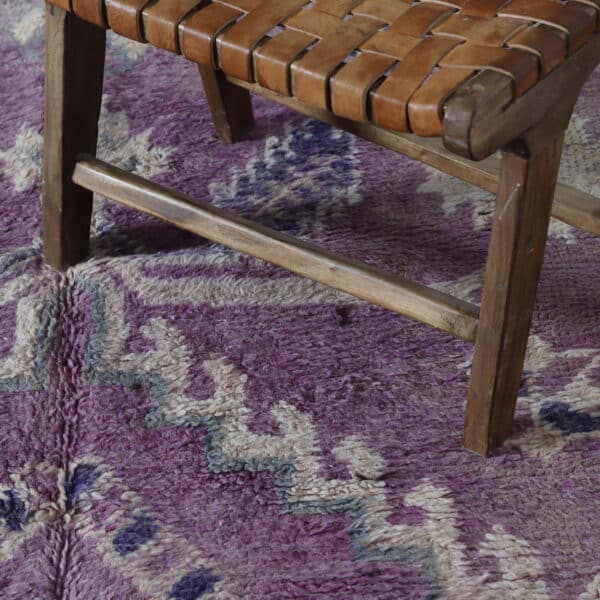 Oulad Bousbaa Vintage Rug 10.8x5.5 Ft – Handknotted Wool - Image 3