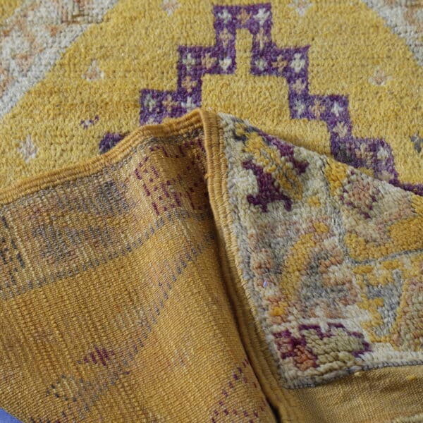 Vintage Tammassine Rug 12.2x4.7 Ft – Handknotted Moroccan Wool - Image 5