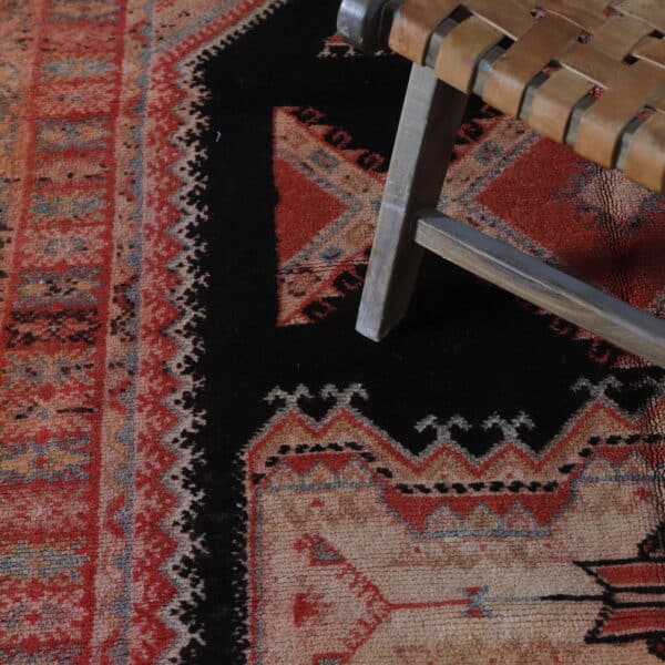 Vintage Taznakht Rug Hannouka Design 7.9x4.9 Ft - Image 6