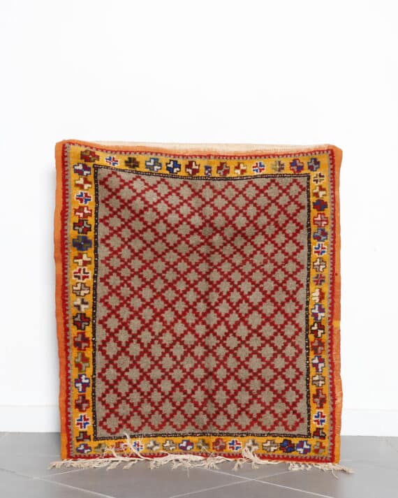 Square Taznakht Rug handwoven in Morocco