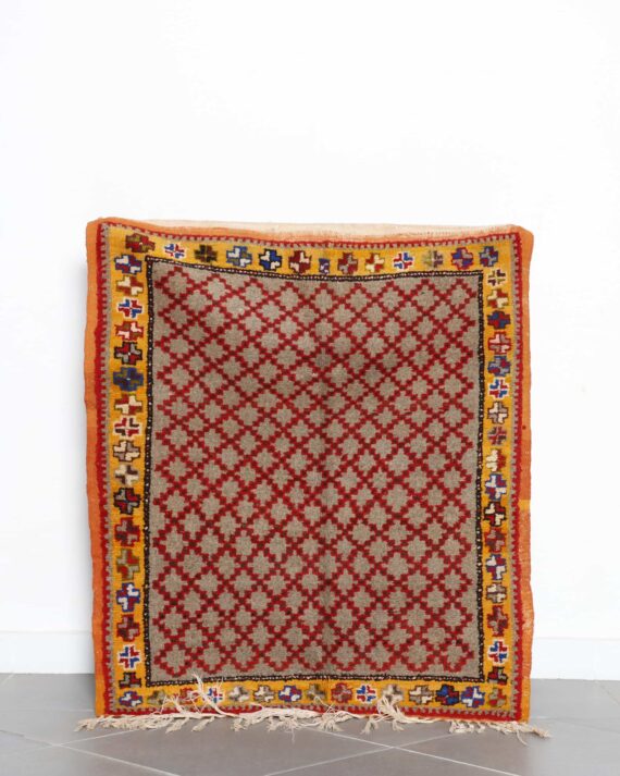 Square Taznakht Rug handwoven in Morocco