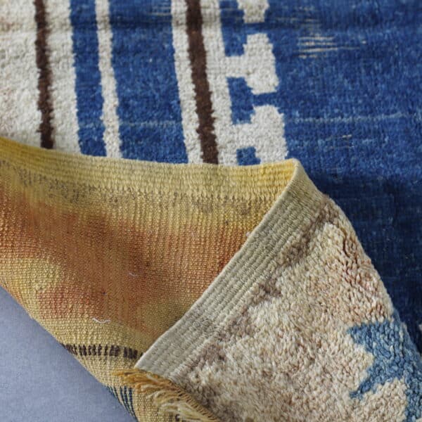 Vintage Taznakht Rug 5.4x3.4 Ft – Moroccan Wool Carp - Image 3