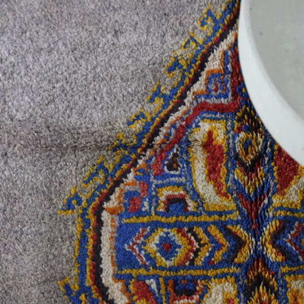Brown Taznakht Rug 5.4x4.2 Ft – Moroccan Wool Carpet - Image 5