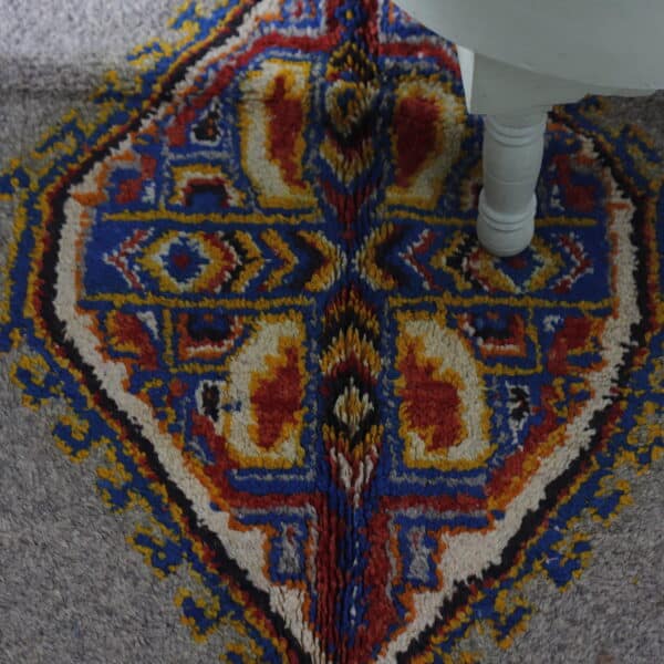 Brown Taznakht Rug 5.4x4.2 Ft – Moroccan Wool Carpet - Image 2