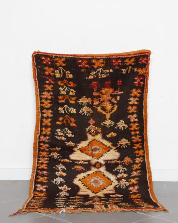 Crazy Taznakht Rug 5.2x3.1 ft – Vintage Handcrafted Wool