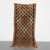 Checkered Glaoui Rug 7.9x5.2 Ft handmade in Morocco