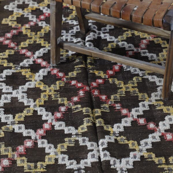 Checkered Glaoui Rug 7.9x5.2 Ft – Handwoven Moroccan Rug - Image 2