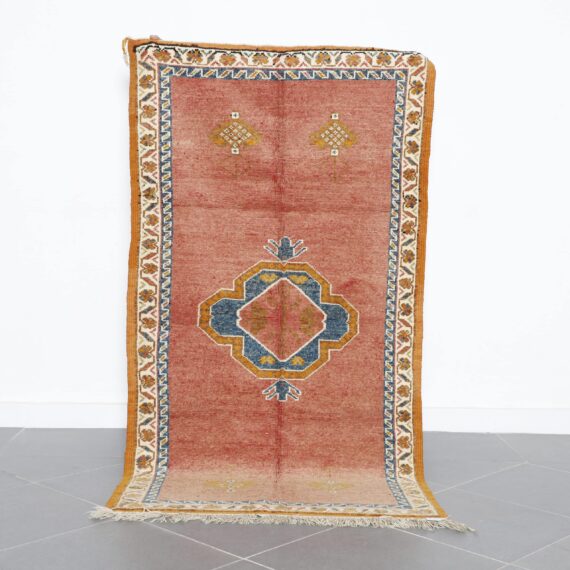 Taznakht Rug 6.4x3.4 Ft handmade in Morocco from wool