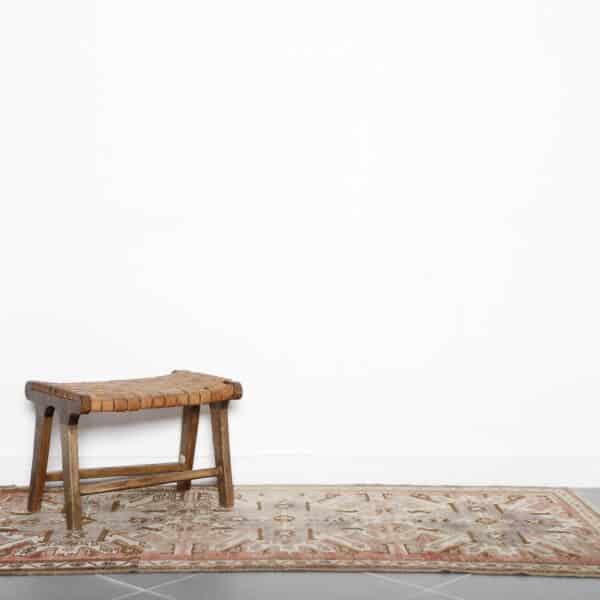 Vintage Persian Rug 6.7x3.4 Ft – Authentic Woven Carpet - Image 3
