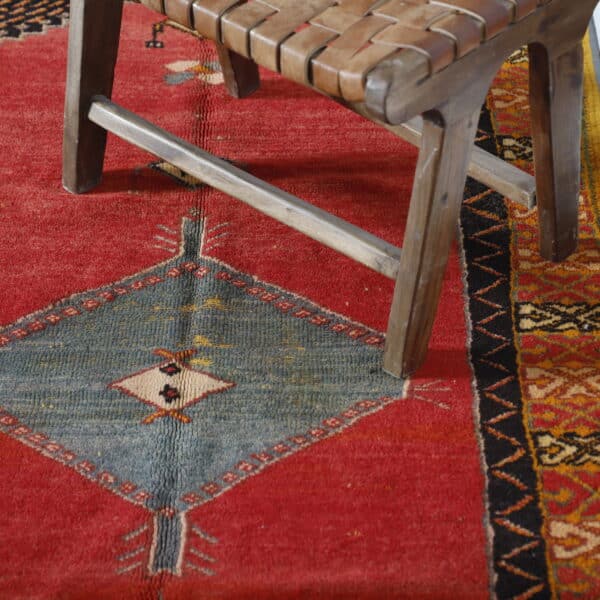 New Taznakht Rug 6.3x3.5 Ft – Handcrafted Moroccan Carpet - Image 5