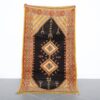 Black Taznakht Rug 6.4x3.5 Ft handcrafted in Morocco