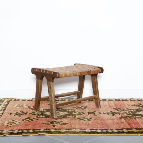 Faded Pink Taznakht Rug – Moroccan Handwoven Carpet - Image 4
