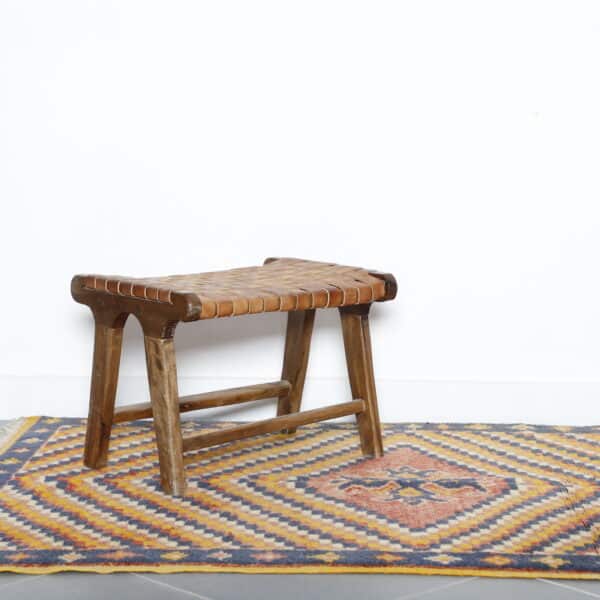 New Checkered Taznakht Rug – Moroccan Wool Carpet - Image 8