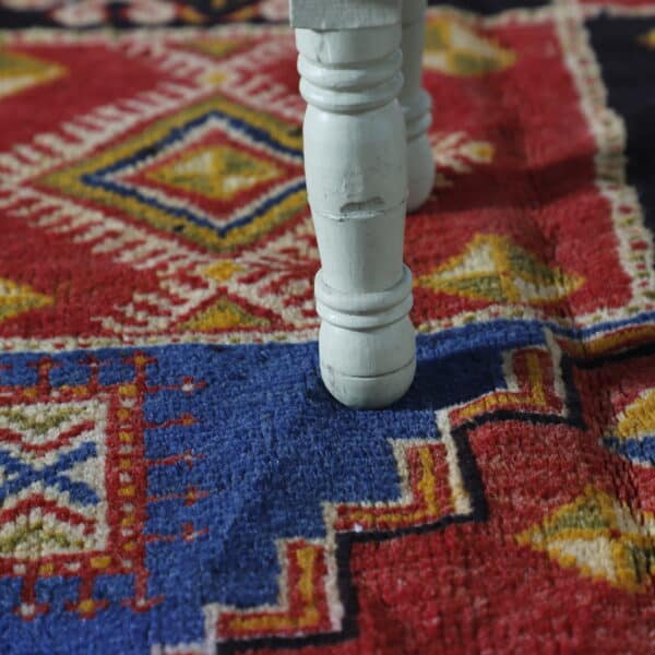 Ait Ouaghrda Rug – Vintage Handcrafted Tribal Piece - Image 3