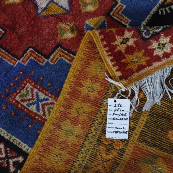 Ait Ouaghrda Rug – Vintage Handcrafted Tribal Piece - Image 6