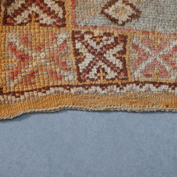 Faded Turkish Rug – Vintage Handcrafted Floor Piece - Image 6