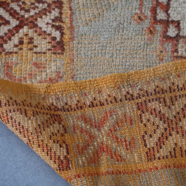 Faded Turkish Rug – Vintage Handcrafted Floor Piece - Image 2