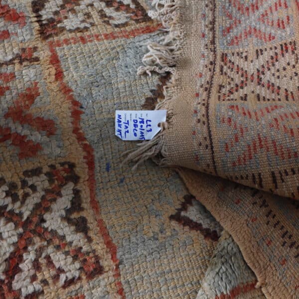 Faded Turkish Rug – Vintage Handcrafted Floor Piece - Image 3