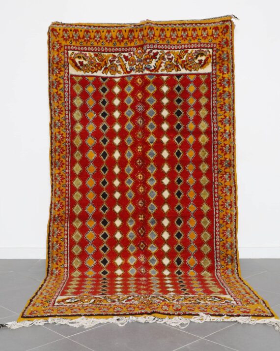 Long Taznakht Rug 10.1x5.1 Ft handmade Moroccan wool