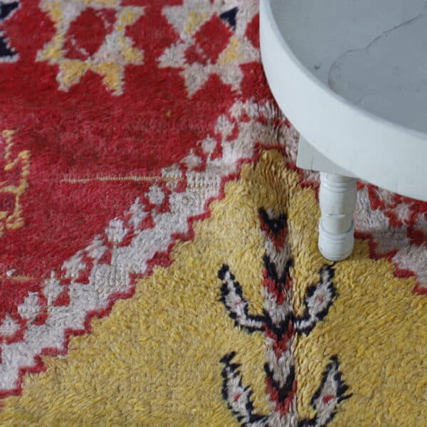 Vintage Taznakht Rug 9.2x5.2 Ft – Moroccan Wool Carpet - Image 7