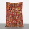 Vintage Jewish Rug from Ait Yaakoube – 6.9x3.9 Ft