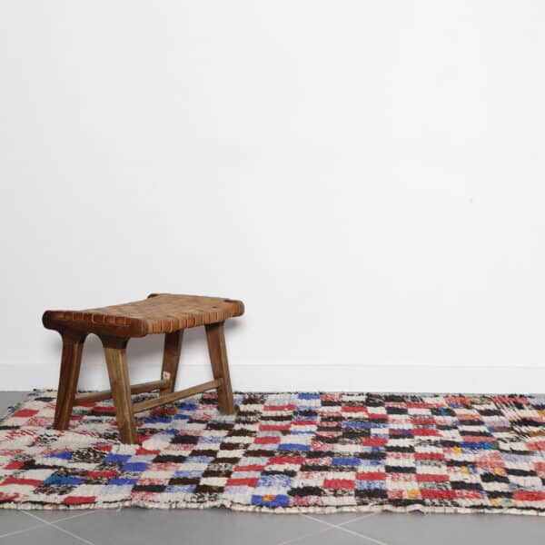 Long Azilal Rug – Colorful Handmade Wool 10.2x4.4 Ft - Image 4