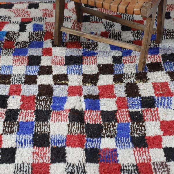 Long Azilal Rug – Colorful Handmade Wool 10.2x4.4 Ft - Image 2