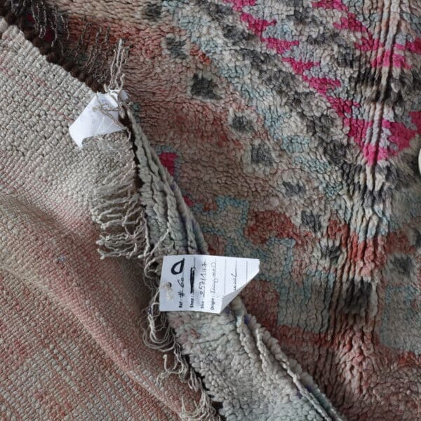 Vintage Boujaad Rug 8.4x4.8 Ft – Moroccan Wool Carpet - Image 6