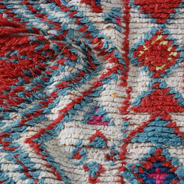 Multicolour Azilal Rug 12.9x4.6 Ft – Vintage Moroccan Wool - Image 7