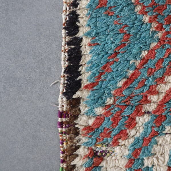 Multicolour Azilal Rug 12.9x4.6 Ft – Vintage Moroccan Wool - Image 3