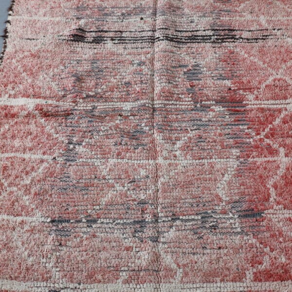 Vintage Boujaad Rug 8.2x3.6 Ft – Moroccan Wool Carpet - Image 4