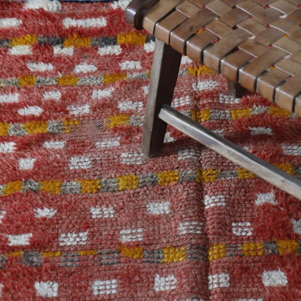 Vintage Boujaad Runner 10.0x3.4 Ft – Moroccan Wool Rug - Image 4