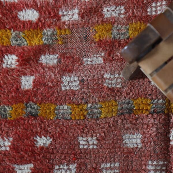 Vintage Boujaad Runner 10.0x3.4 Ft – Moroccan Wool Rug - Image 6