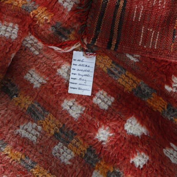 Vintage Boujaad Runner 10.0x3.4 Ft – Moroccan Wool Rug - Image 2