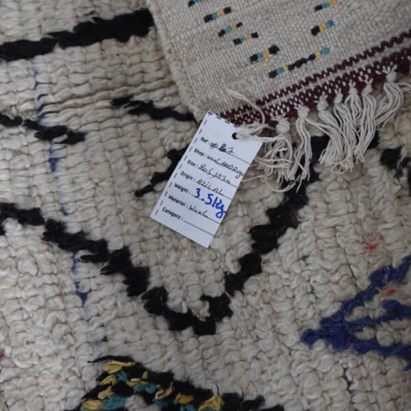 Azilal Handmade Rug 6.7x4.3 Ft – Moroccan Wool Carpet - Image 2